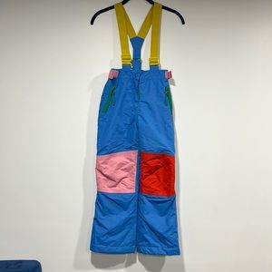 Boden Kids Colorful Patchwork Snow Pants